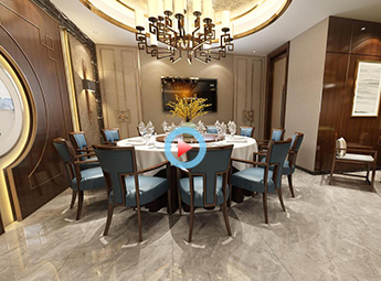 紹興餐飲包間設計裝修全景案例效果圖